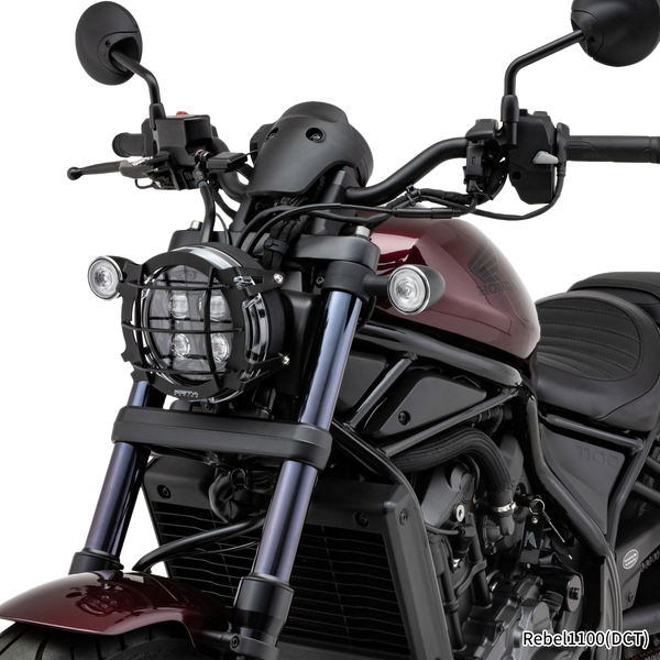Zeta Headlight Guard Black Hon