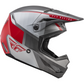 Fly Racing Kinetic Drift Helmet Grey Red XS