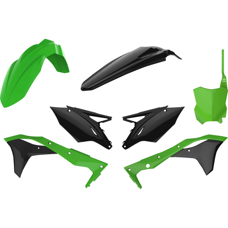 POLISPORT Body Kit - Complete - Green/Black - KX 450F 90837 by Polisport