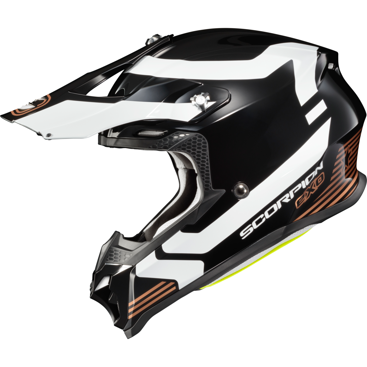 Scorpion EXO VX-16 Off-Road Helmet Black/Gold - 2 XLarge