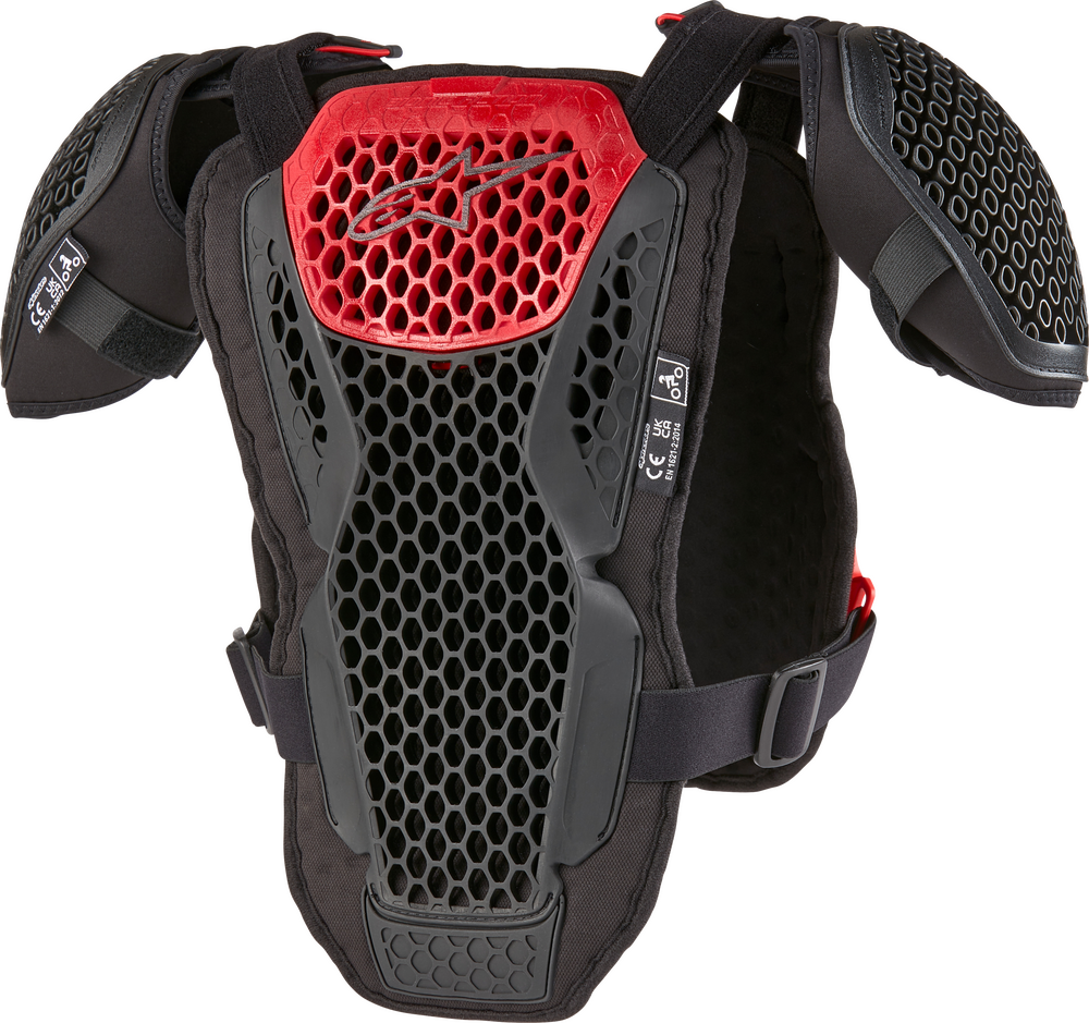 Alpinestars Bionic Chest Protector Blk/Red Youth SM/MD