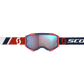 Fury Goggle Red/Blue Blue Chrome Works Lens