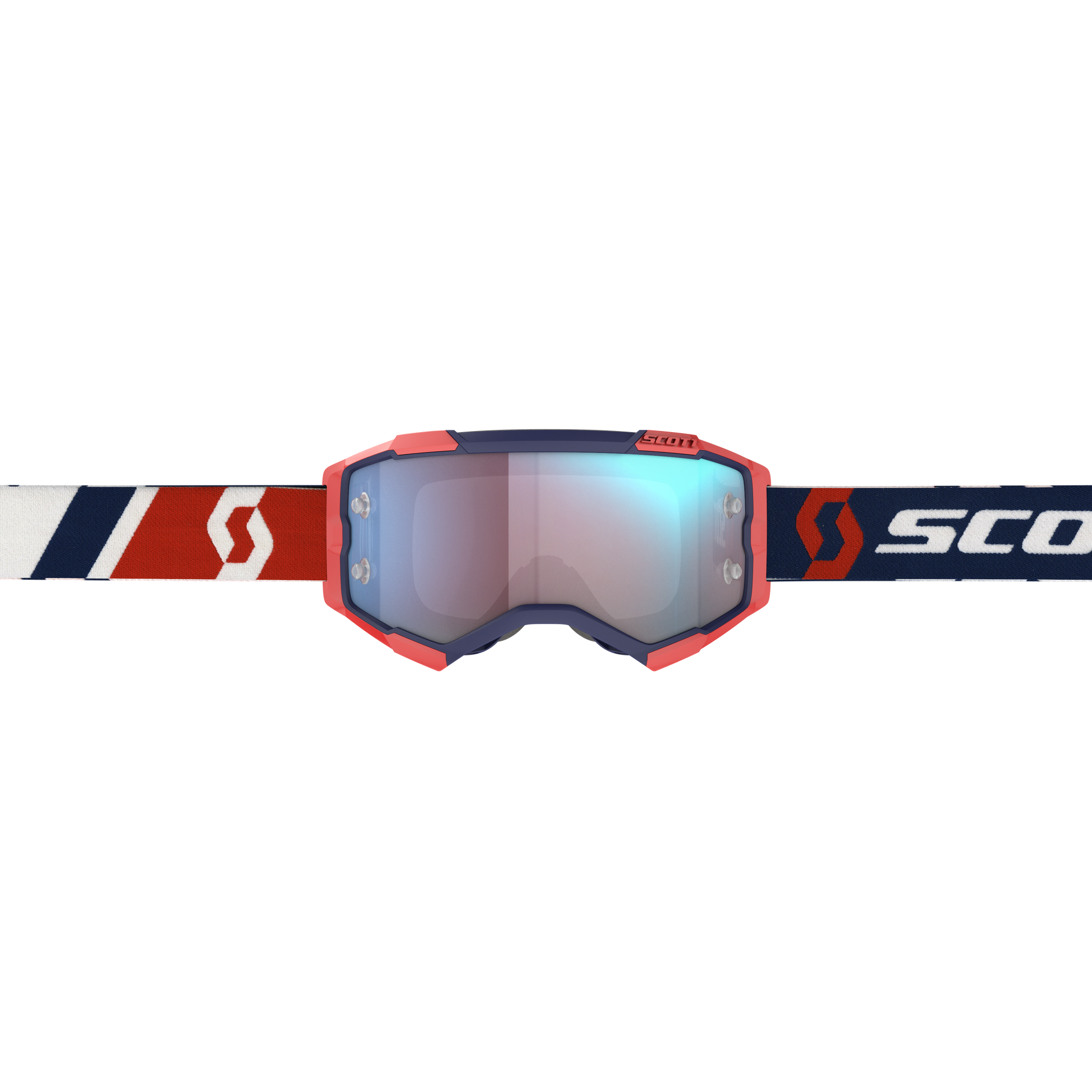 Fury Goggle Red/Blue Blue Chrome Works Lens
