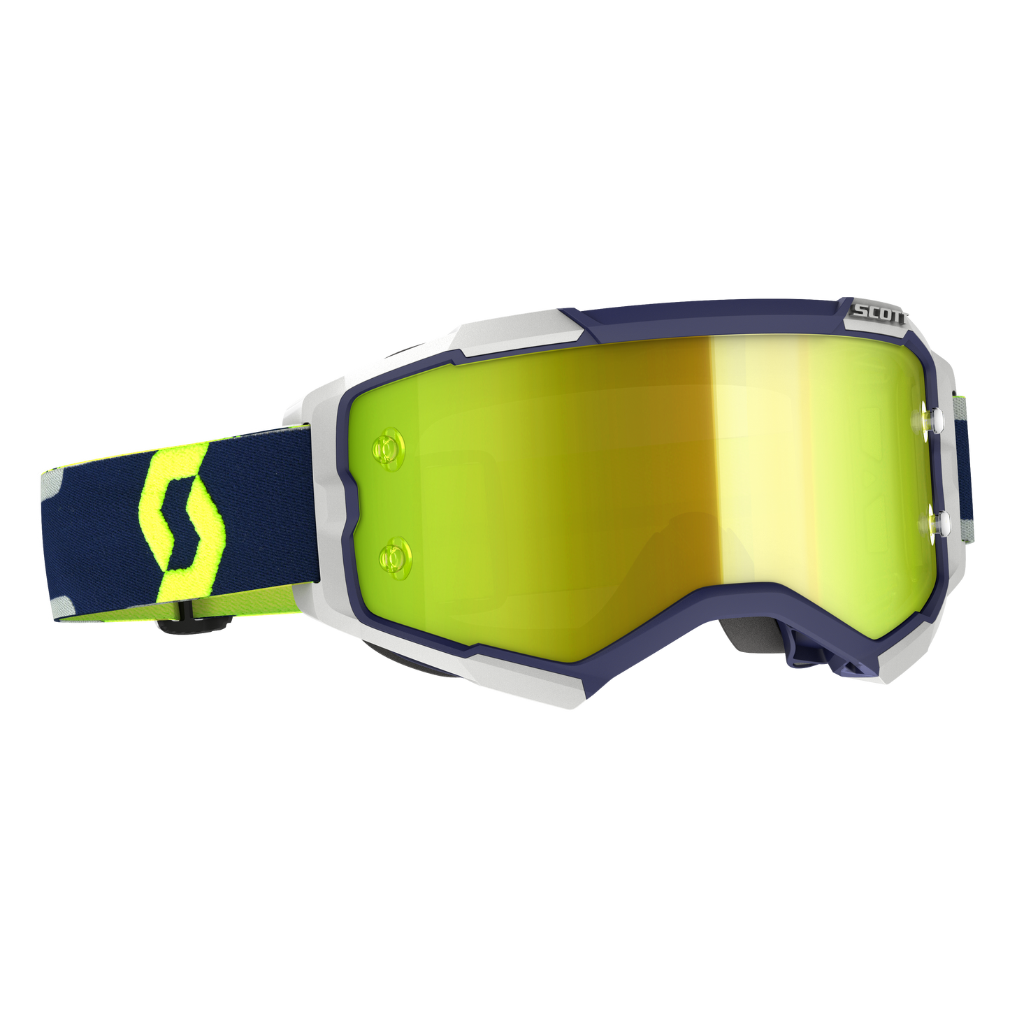 Fury Goggle Blue/Grey Yellow Chrome Works Lens