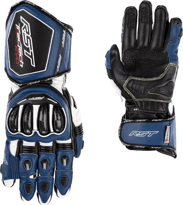 RST Tractech Evo 4 CE Glove - Blue/White/Black - M