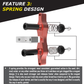 Tamer Double Button X Wing Red