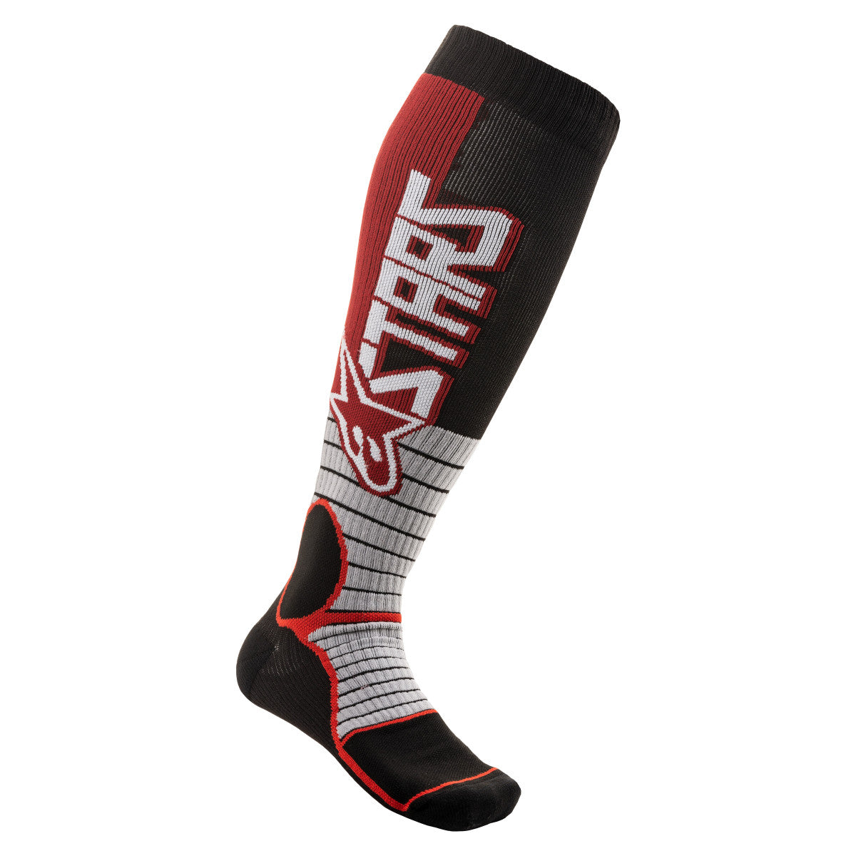 Alpinestars MX Pro Socks Burgandy/Black Small by WPS