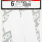 #1 6" White Super X Digits 3/Pk