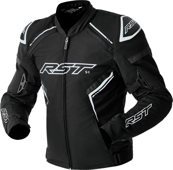RST S1 D3O Textile CE Jacket - Black/White - M