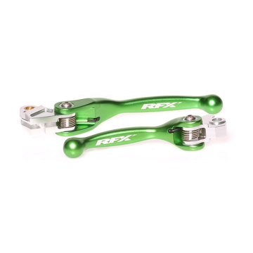 Flexible Lever Set Green Kaw/Suz