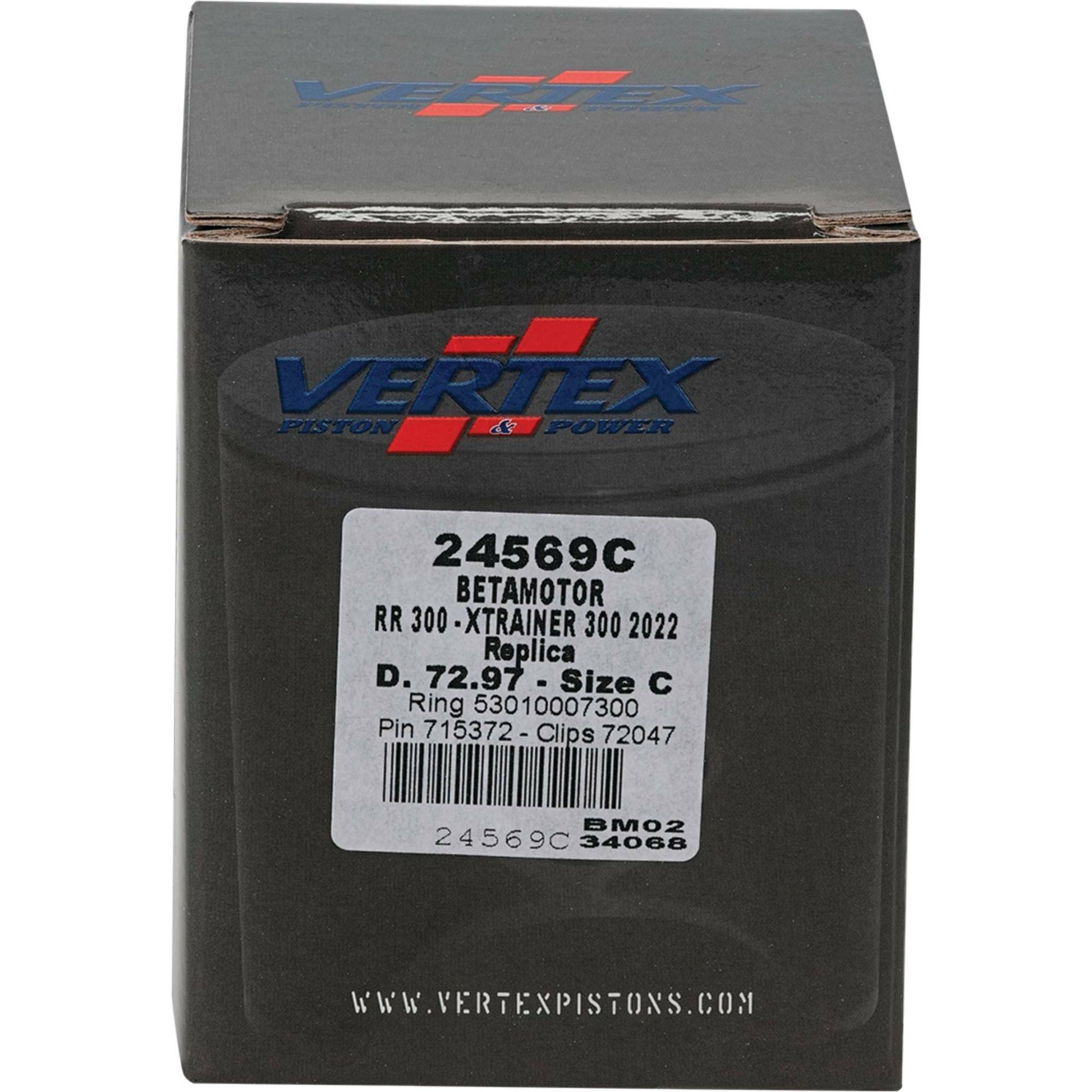 Piston Kit Cast 72.97/Std Beta