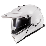 LS2 Blaze Solid Gloss White MX Helmet - Medium | Helmets LS2
