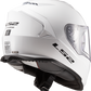 LS2 Assault Solid Gloss White Helmet w/Sunshield - Medium