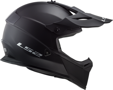 LS2 Gate Helmet Solid Matte Black Small