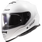 LS2 Assault Solid Gloss White Helmet w/Sunshield - Medium | Helmets LS2