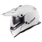 LS2 Blaze Full Face Adventure Helmet w/Sunshield Solid Gloss White - Large