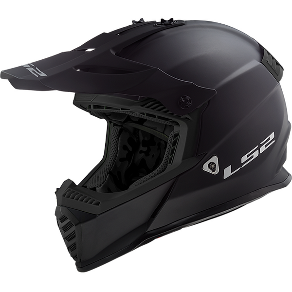 LS2 Gate Helmet Solid Matte Black Small