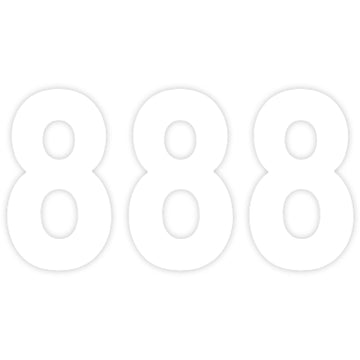 FACTORY EFFEX Mini Pro Number 8 - White - 5" 03-0208