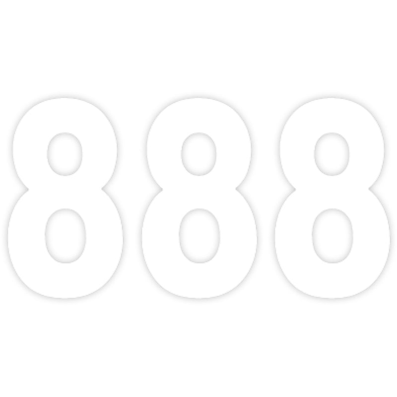 FACTORY EFFEX Mini Pro Number 8 - White - 5" 03-0208