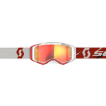 Prospect Goggle Red/White Orange Chrome Works Lens