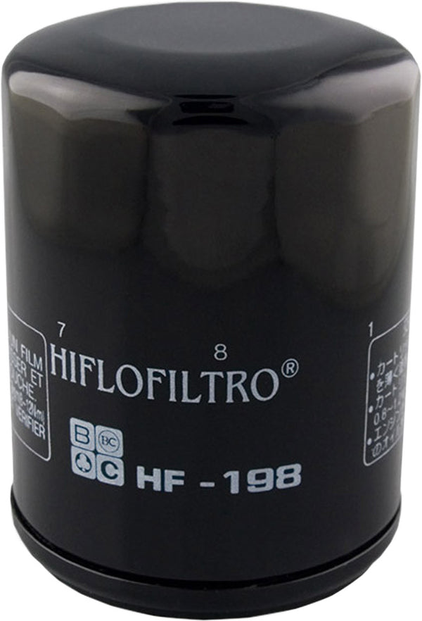 Hiflofiltro Oil Filter Hf 198
