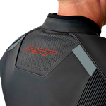 RST S1 D3O Leather CE Jacket - Black/Grey/Red - 2XL