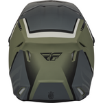 Fly Racing Kinetic Vision Helmet Matte Olive Green/Grey L