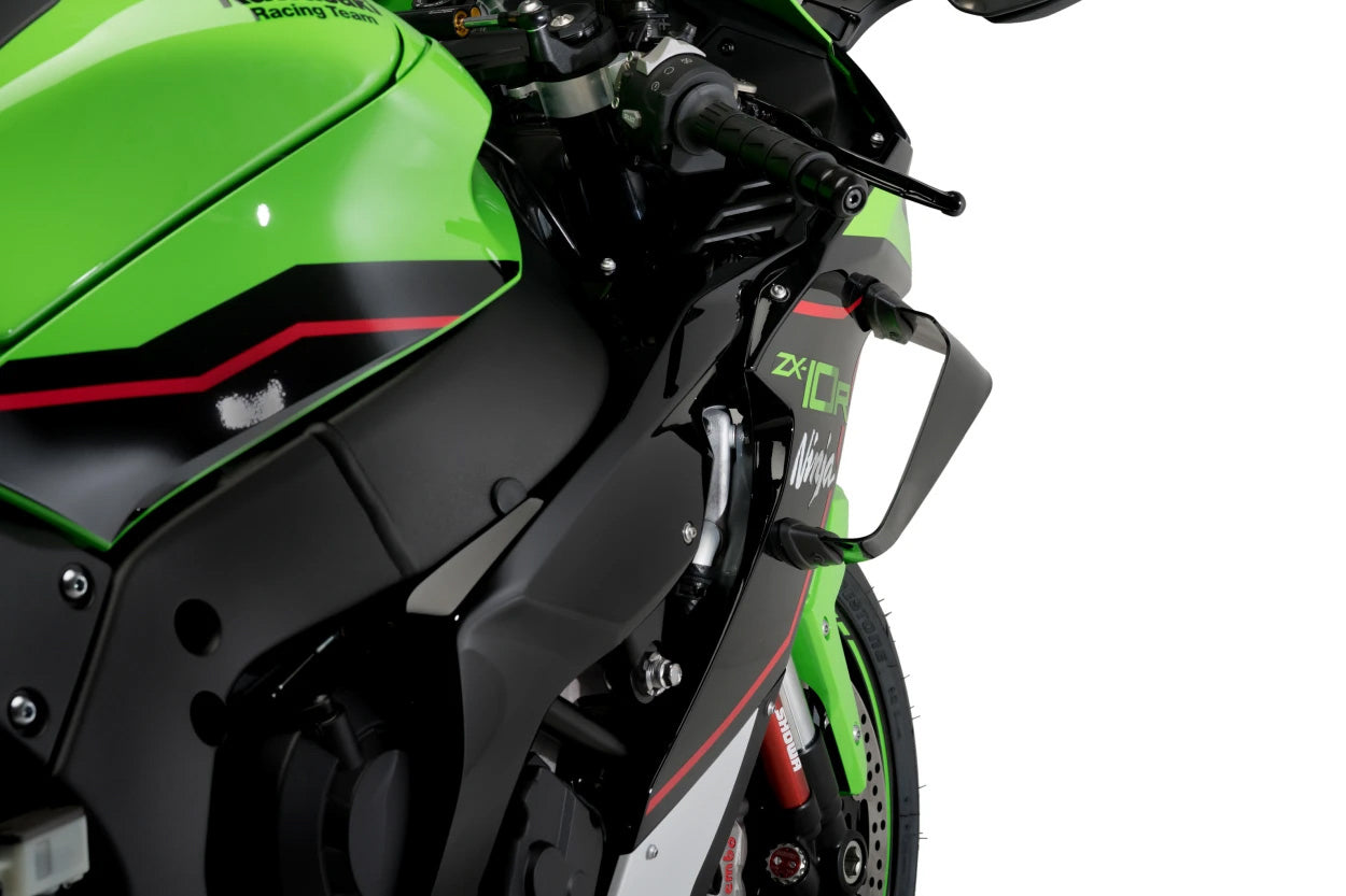 Race Side Spoilers Black Kaw