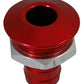 Billet Thru Hull Water Fitting Bilge Pump Outlet Red