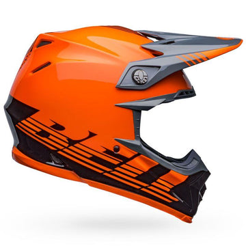 Bell Moto-9 MIPS Helmet Louver Black/Orange - Medium