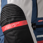 RST Pro Series Adventure X CE Textile Jacket - Silver/Blue/Red - 3XL