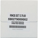 Piston Rings 78.96mm Hon For Vertex Pistons Only