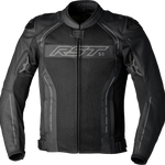 RST S1 Mesh CE Leather Jacket - Black/Black - 5XL