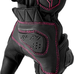 RST Women's S1 CE Leather Glove - Black/Pink - XL