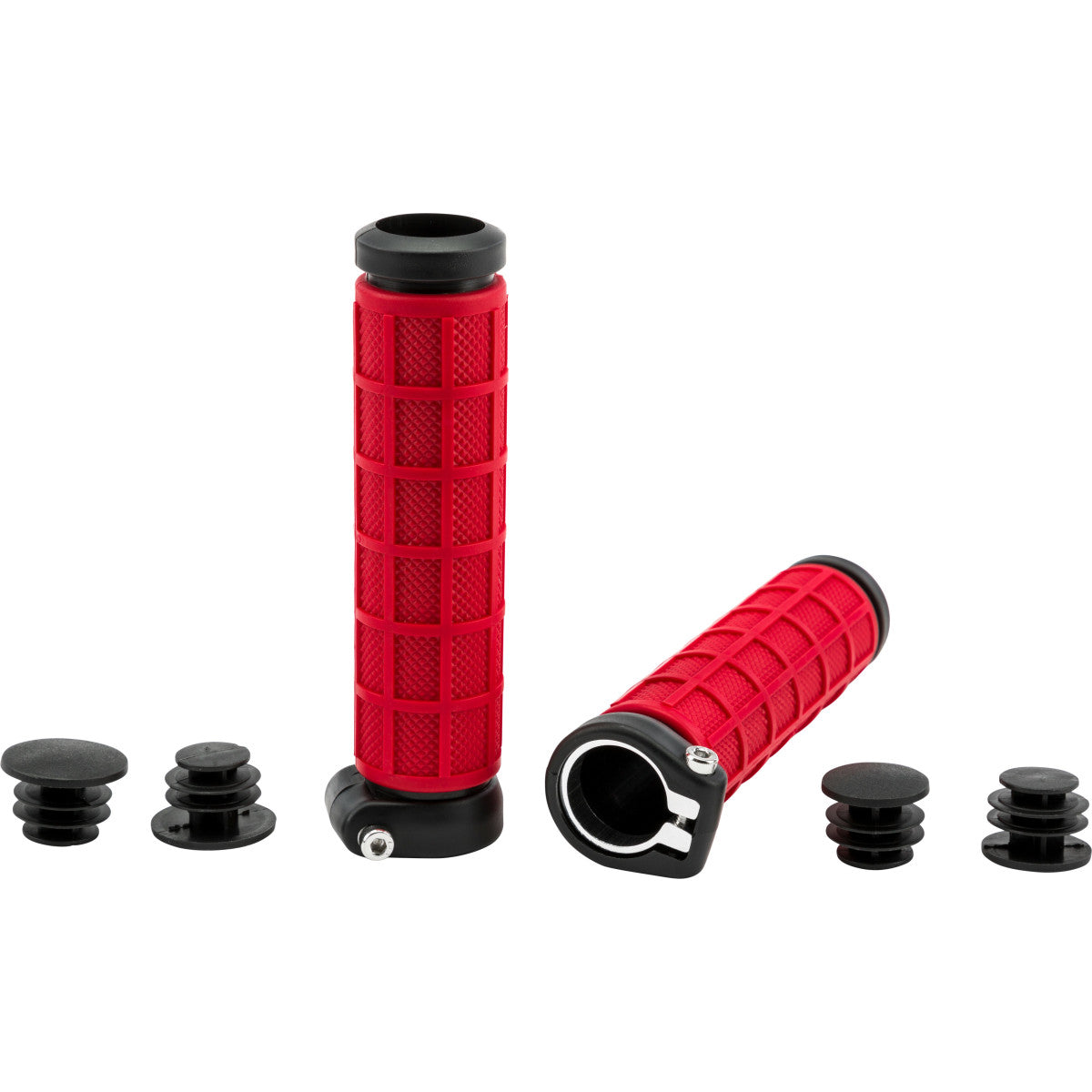 Fire Power Grip-Lock Grips Black/Red by WPS