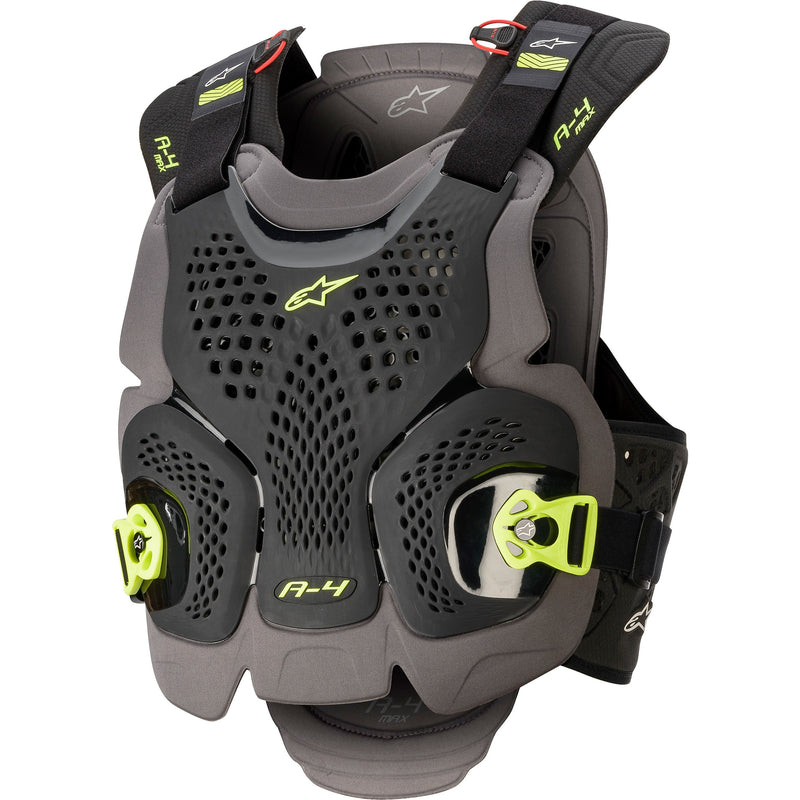 Alpinestars A-4 Max Chest Protector Balck/Yellow Medium/Large | Protection