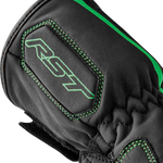 RST S1 CE Leather Glove - Black/Fluro Green - 2XL