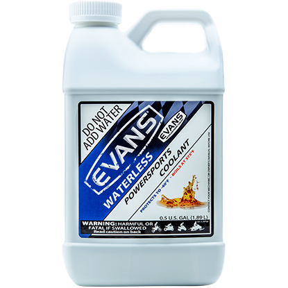 Evans Waterless Powersports Coolant 1/2 Gallon