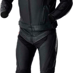 RST Tractech Evo D3O CE Leather Jacket - Black/White - S