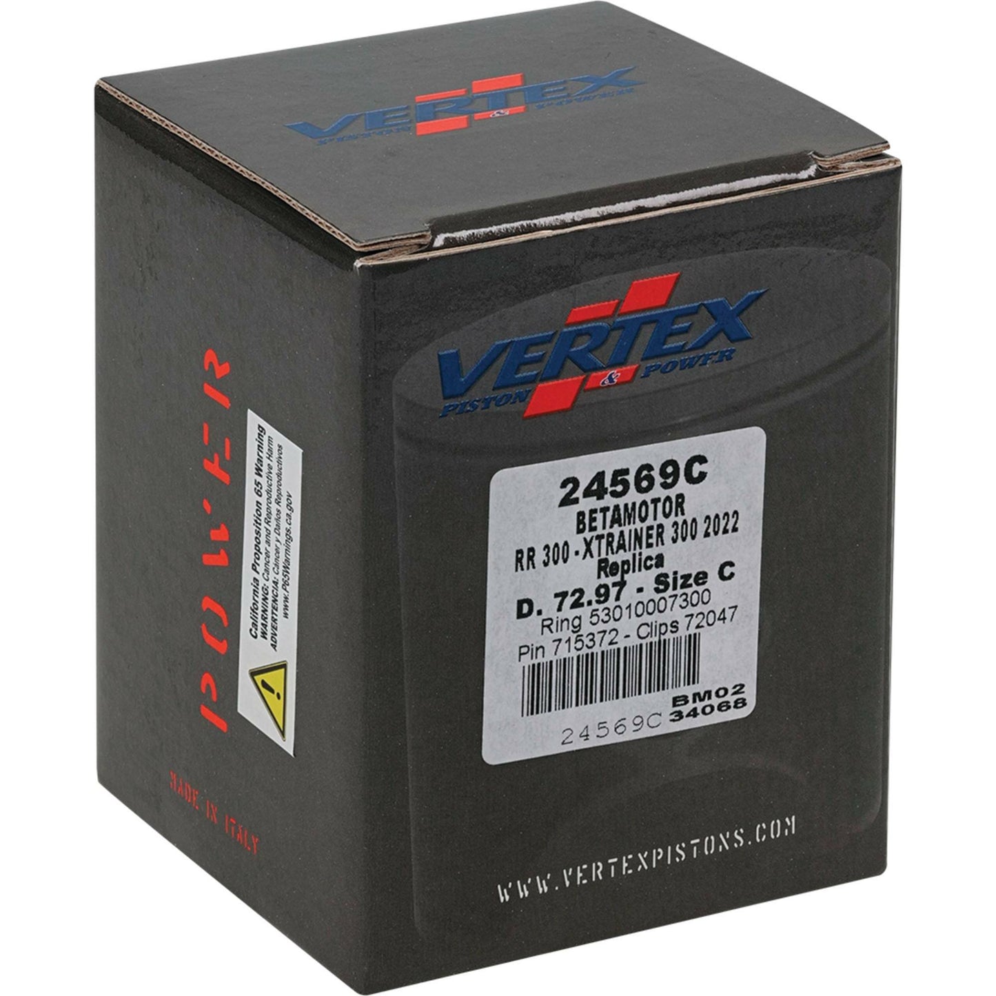 Piston Kit Cast 72.97/Std Beta