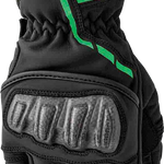 RST S1 CE Leather Glove - Black/Fluro Green - XL