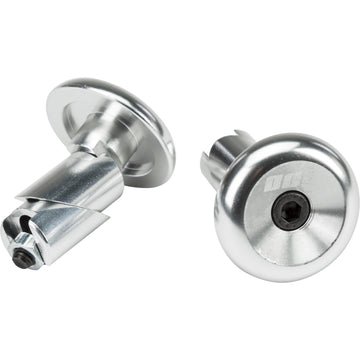 ODI Aluminum Bar End Plugs Silver