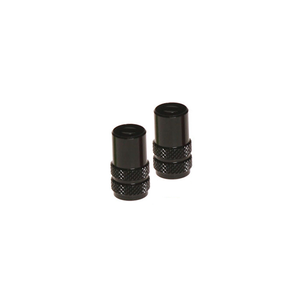 RFX Valve Caps 2pcs Black FXVC 30000 00BK