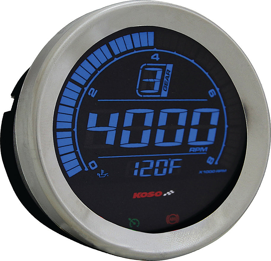 Digital Gauge Cluster Silver Bezel 04 13 Flht And Fltr