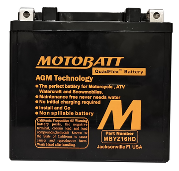 Battery Mbyz16hd Sealed Factory Activated