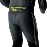 RST S1 D3O CE Leather Suit - Black/Grey/Fluro Yellow - 3XL