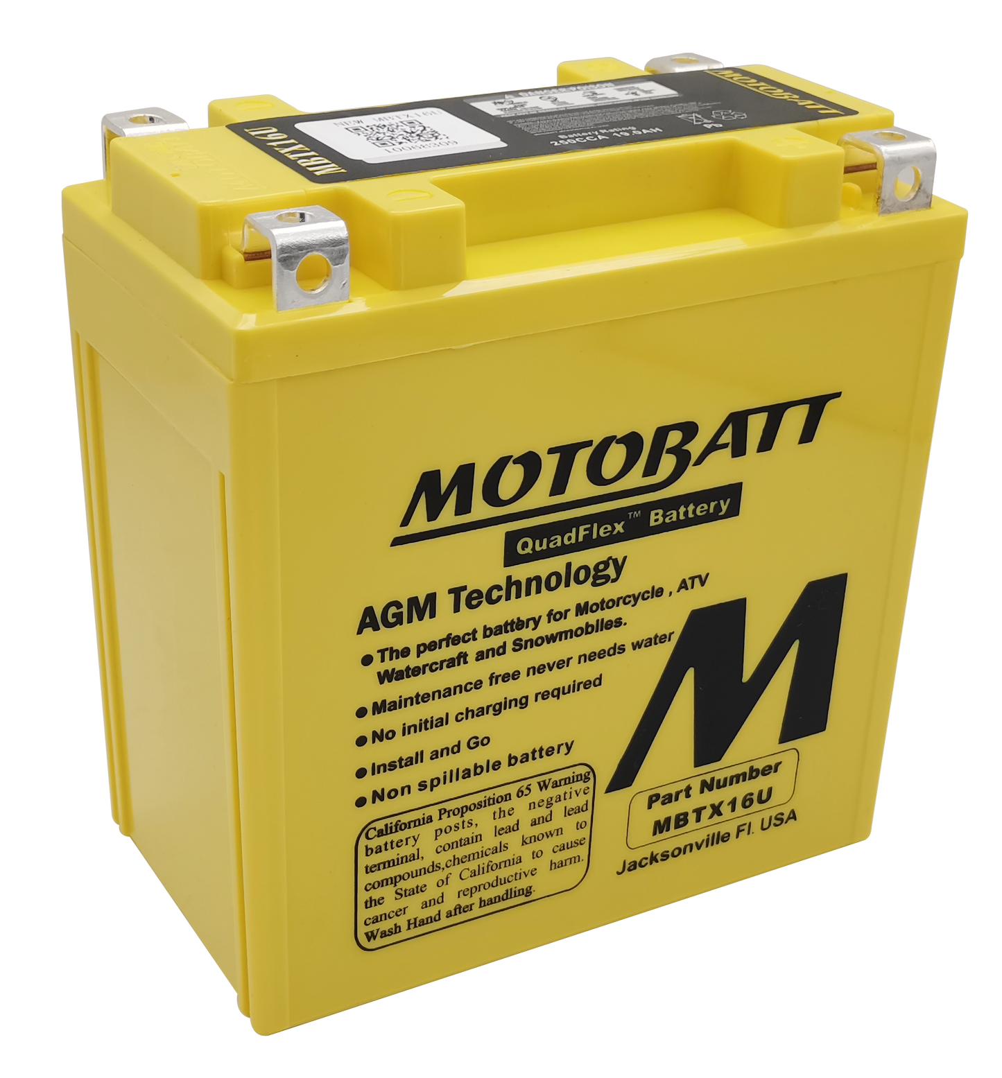 Battery Mbtx16u Sealed Factory Activated