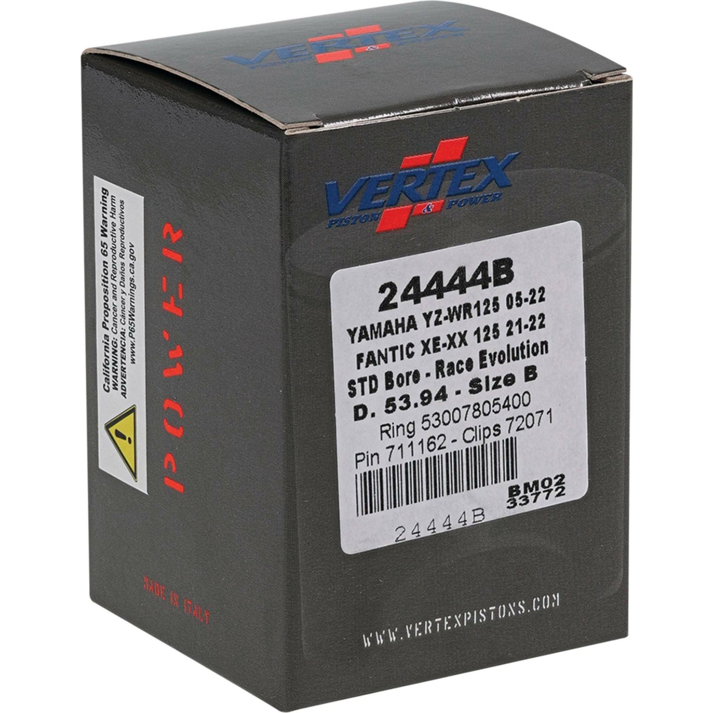 Piston Kit Cast Race Evolution 53.94/Std Yam