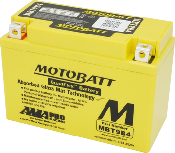 Battery Mbt9b4 Sealed Factory Activated