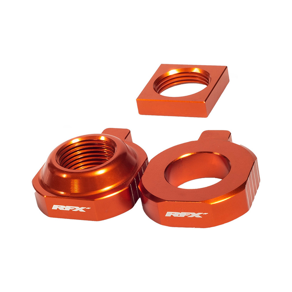 RFX Rear Axle Blocks Orange Ktm/Husq/Gas FXAB 50500 99OR